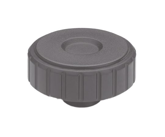 ノブ付ねじ 丸形 M10 x 18 直径：54mm 黒 1袋（5個入）