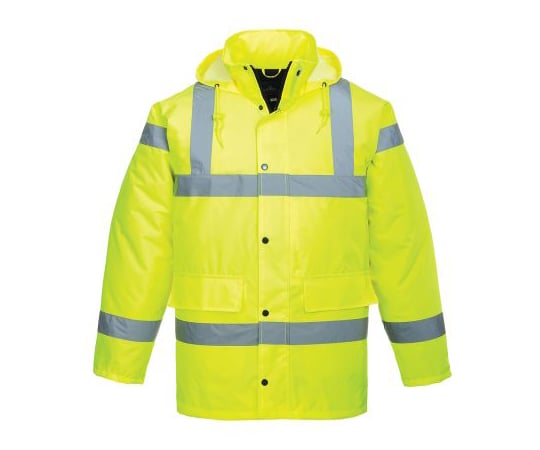 Hi Visジャケット メンズ XXL 黄 防水