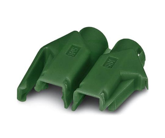 RJコネクタストレインリリーフ　タイプ：RJ45　緑　長さ：29.5mm