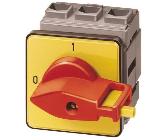 セーフティ　ディスコネクトスイッチ　3極　MAX:　25　A　9.5　kW