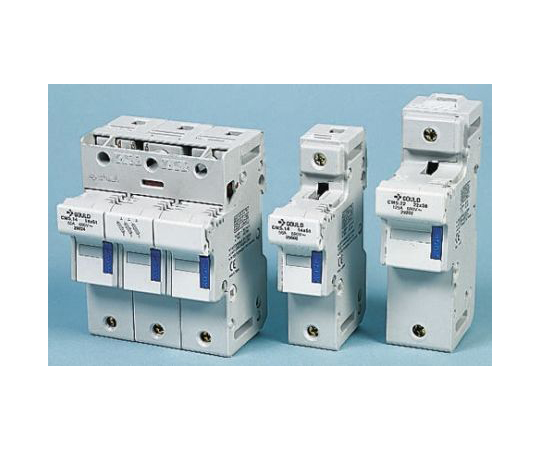 レール取り付けヒューズホルダ　125A　690V　ac/dc