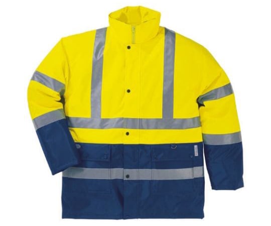 Hi Visジャケット ユニセックス XL イエロー / ネイビー