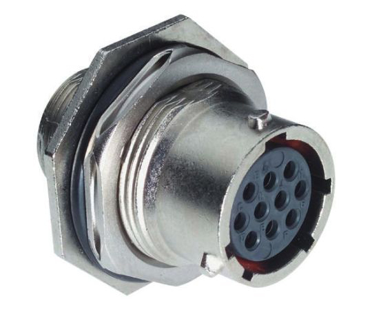 MIL規格丸型コネクタ　UTO　シリーズ　メス　10極