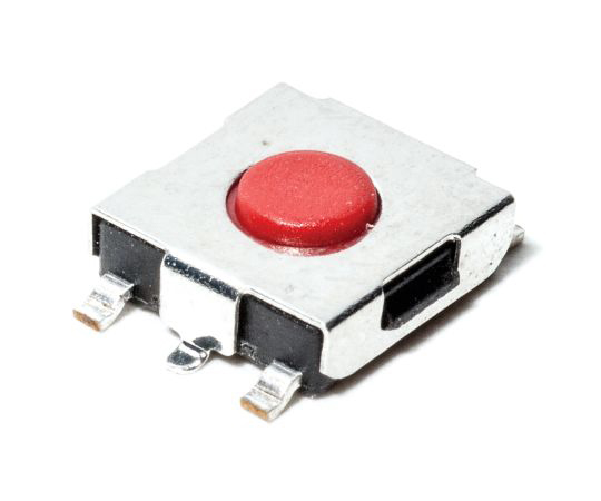 タクタイルスイッチ 単極単投（SPST） 表面実装 ガルウィング モーメンタリ 6.4 x 6.3mm 1セット（1500個入）