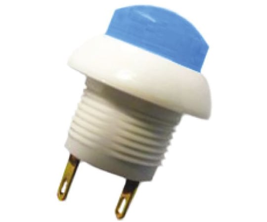 押しボタンスイッチ 5 A @ 28 V dc モーメンタリ パネルマウント 双極双投（DPDT） 12mm IP64 P9-213196
