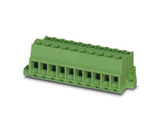 クランプ金具 COMBICON ICCシリーズ 5.08mmピッチ 20極 緑 1箱（50個入）