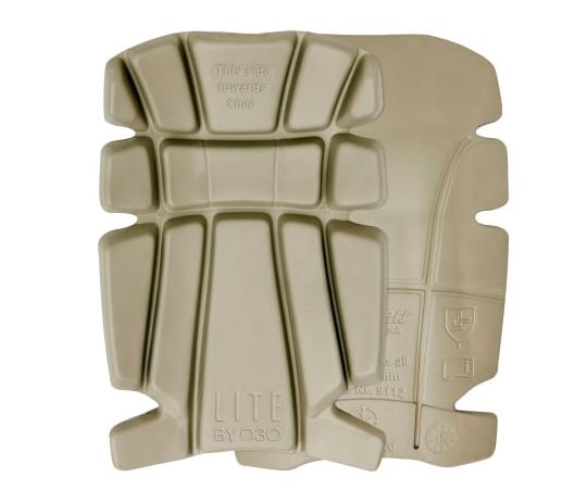 ニーパッド ズボンの膝ポケット Polyolefin Polymer 黄褐色