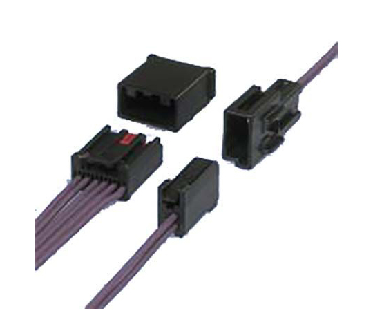 自動車用コネクタ AIT-IIシリーズ 6極 オス 5A 黒 PCBマウント