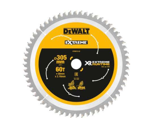 Dewalt 丸のこぎり替刃 刃直径305mm