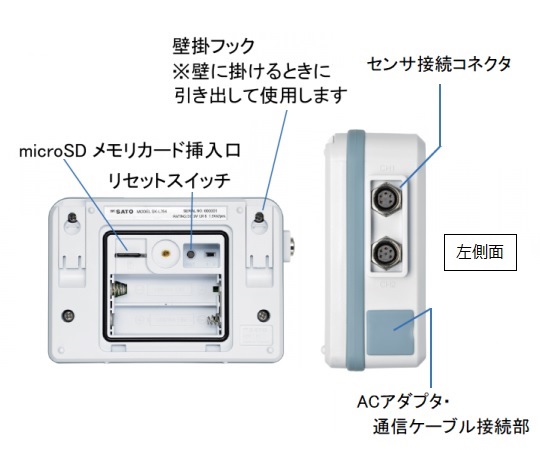 64-2193-51 温湿度データロガー記憶計/一体型センサ＋ トレサビ