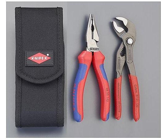 ２本組 プライヤーセット(ﾎﾟｰﾁ付)