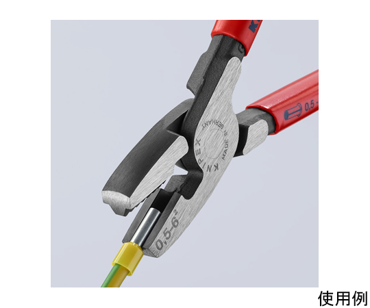 0.5 - 6.0m㎡ 圧着ペンチ(ﾌｪﾙｰﾙ端子用)　EA538KD-11