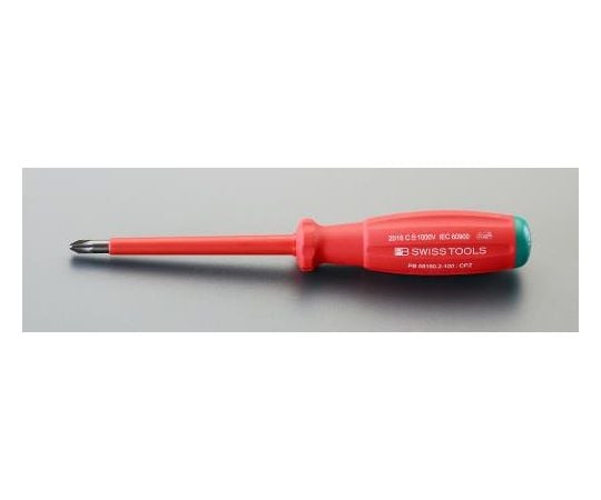 #2x100mm [Pozi Minus]ドライバー(絶縁) EA560PN-32