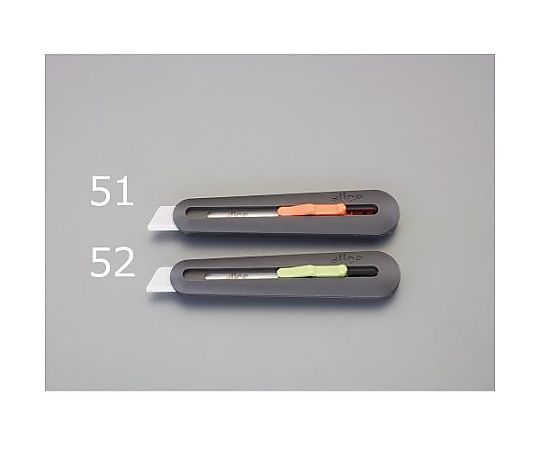 カッターナイフ(ｾﾗﾐｯｸ製/刃先自動収納式)