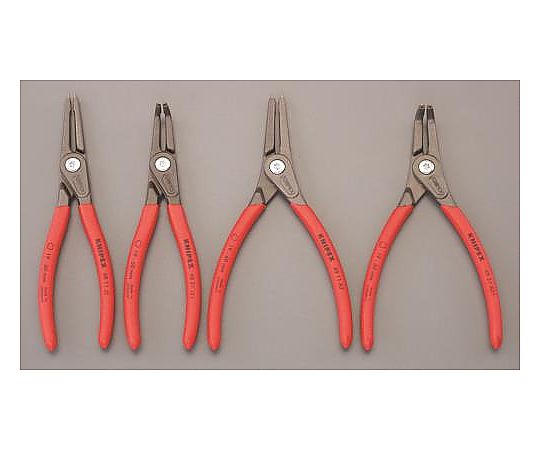４本組 スナップリングプライヤー(軸･穴用)