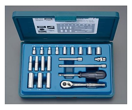 1/4"DR ソケットレンチセット(ｲﾝﾁ)