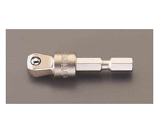 1/2"DRx1/4"HEX/54mm ｿｹｯﾄｱﾀﾞﾌﾟﾀｰ(首振型)