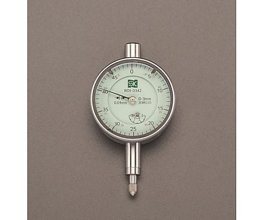 アズワン(AS ONE) 10mm/0.01/58mm ダイアルゲージ EA725MA-8A 入