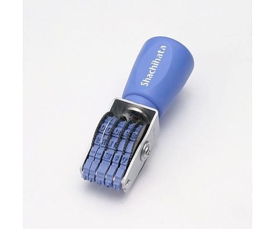 ６号 回転日付印(欧文５連･ｺﾞｼｯｸ体)