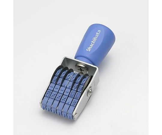 ３号 回転印(欧文6連･ｺﾞｼｯｸ体)