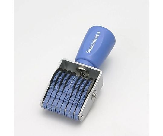 ４号 回転印(欧文8連･ｺﾞｼｯｸ体)