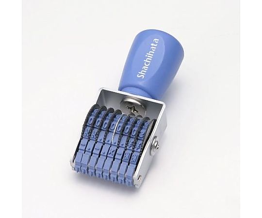 ５号 回転印(欧文8連･ｺﾞｼｯｸ体)