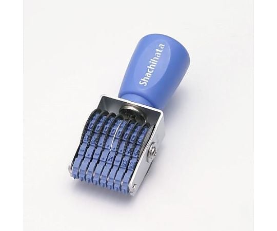 ６号 回転印(欧文8連･ｺﾞｼｯｸ体)