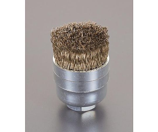 32mm/M10 ワイヤーブラシ(ｶｯﾌﾟ型/ｽﾁｰﾙ製)