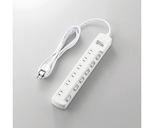 AC125V/15Ax2m ﾃｰﾌﾞﾙﾀｯﾌﾟ(一括･個別ｽｲｯﾁ)