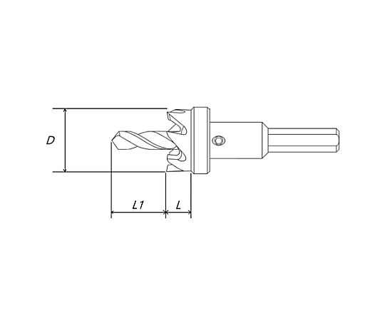 12.5mm ホールソー(六角軸/Co-HSS)