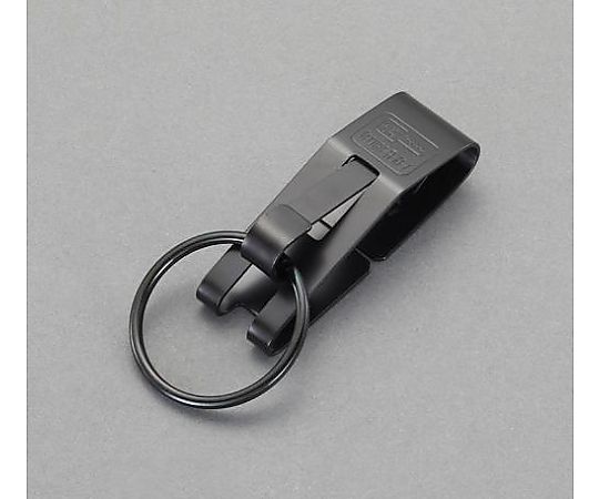 75mm キーキャリー(ﾌﾞﾗｯｸ/ｽﾃﾝﾚｽ製)