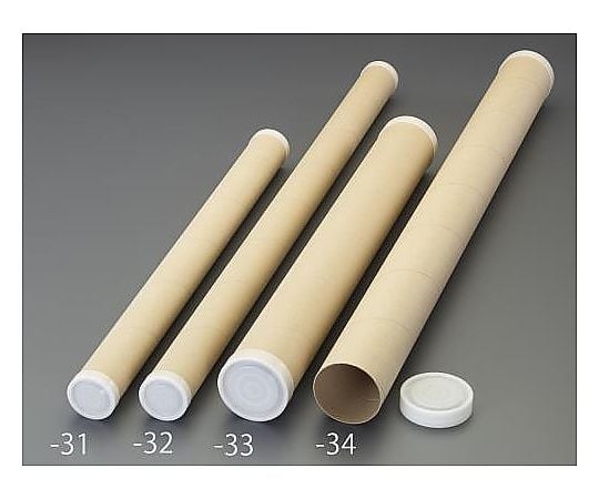 79.4x650.0mm クラフト丸筒(ﾌﾀ付/ 6本)