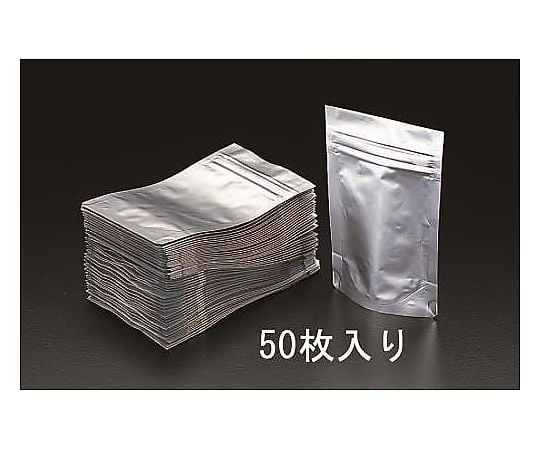 80x100mm アルミ袋(ﾁｬｯｸ付/50枚)