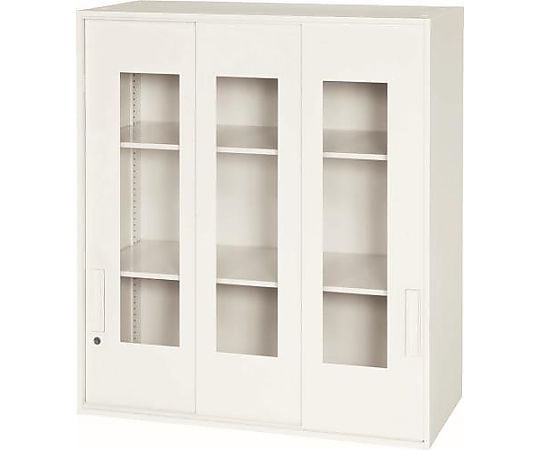 900x400x1030mm 収納庫(3枚引き戸/ｱｸﾘﾙ戸)