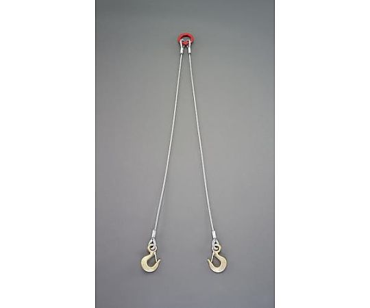 0.57tonx2.0m ワイヤースリング(2本懸け)
