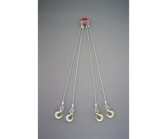 2.0 tonx2.0m ワイヤースリング(4本懸け)