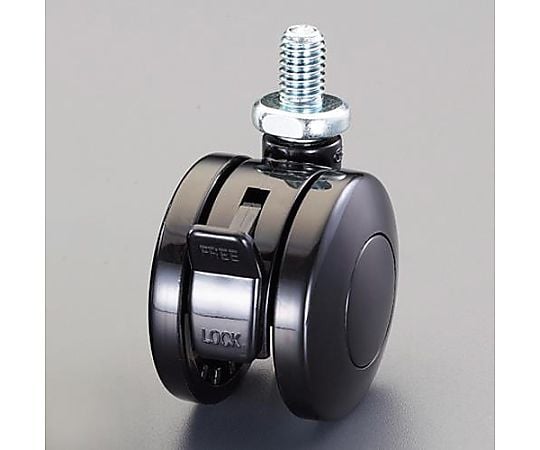 40mm ｷｬｽﾀｰ(ﾂｲﾝﾎｲｰﾙ･U3/8x16ﾈｼﾞ･ﾌﾞﾚｰｷ付)