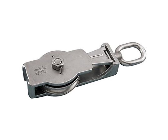 107.9mm　[ワイヤー用]リング付滑車（ステンレス製）