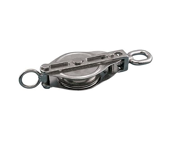 82.5mm　[ワイヤー用]リング付滑車（ステンレス製）