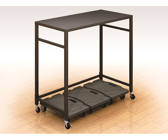 ドリンクワゴン　間口90　奥行45　高さ85　ブレーキ付きカート3台セット