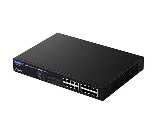 レイヤー2　Giga対応　PoE　アンマネージスイッチ