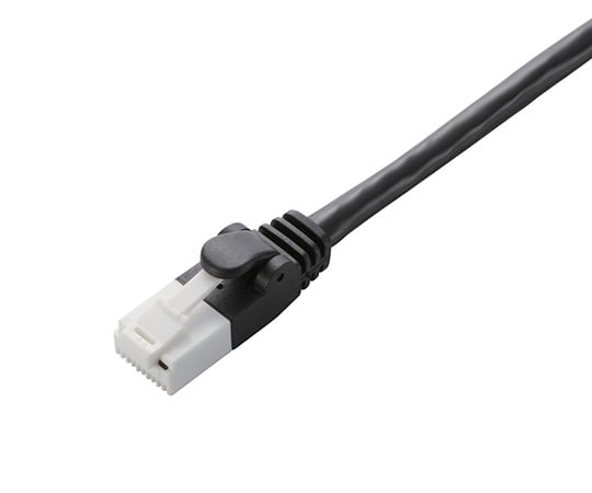 LANケーブル　CAT6対応　EU　RoHS指令準拠　爪折れ防止　簡易パッケージ仕様　20m　ブラック