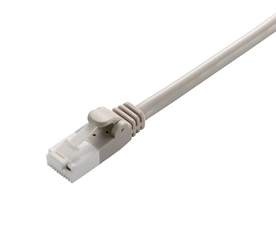LANケーブル　CAT6対応　EU　RoHS指令準拠　爪折れ防止　簡易パッケージ仕様　50m　ライトグレー