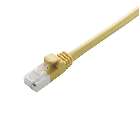 LANケーブル　CAT6対応　EU　RoHS指令準拠　爪折れ防止　簡易パッケージ仕様　20m　イエロー