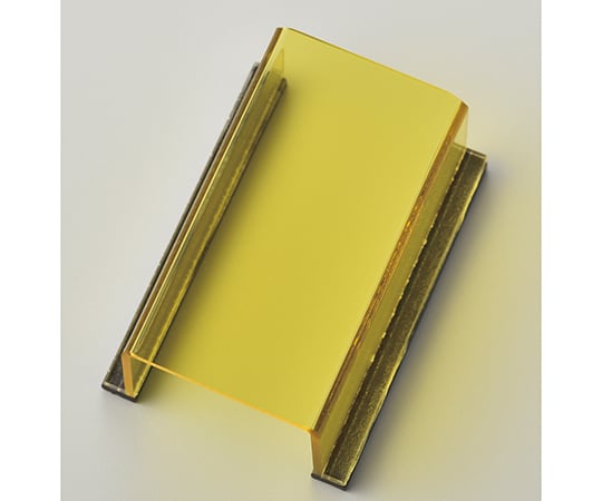 スイッチカバー標識　透明黄無地タイプ　スイッチカバーZY　80×40×34mm　アクリル製