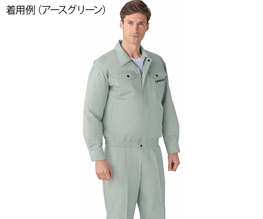 空調服長袖ブルゾン　シルバー　L　87040
