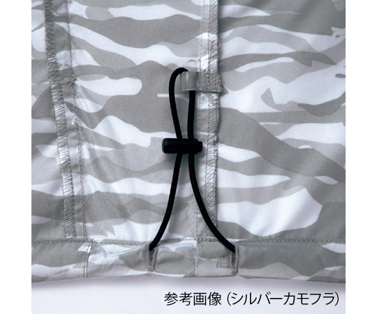 空調服長袖ジャケット　ブラックカモフラ　M　87060
