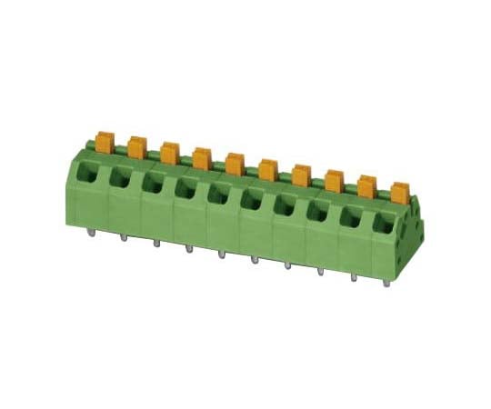 割引価格 64-2548-88 基板用端子台 SPTAFシリーズ 信頼 5mmピッチ 緑 1列 1862466 7極