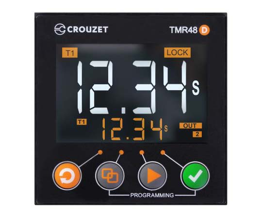 タイマー リレー 24 → 240 V ac/dc パネル取り付け