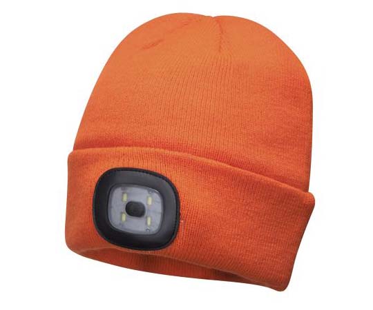 ビーニー　オレンジ